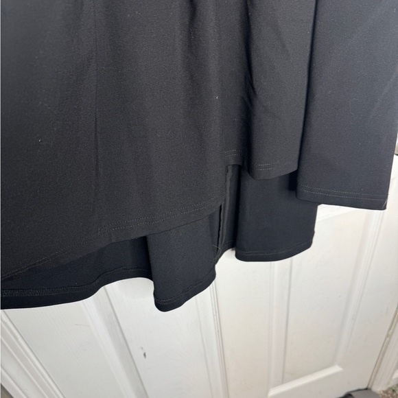 METISU NWT Black Embellished Neckline Fit And Flare High Low Dress Small Pockets - Picture 6 of 9